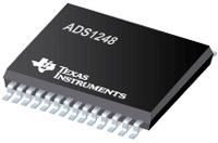Imagen del convertidor de analógico a digital ADS124x de Texas Instruments