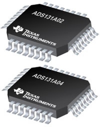 Image of Texas Instruments' ADS131A02/04 Analog Front-End