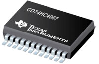 Imagen de MUX/DEMUX analógico CD74HC4067/CD74HCT4067 de Texas Instruments
