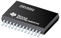 Imagen del impulsor de motor paso a paso de 1 A serie DRV8884 de Texas Instruments