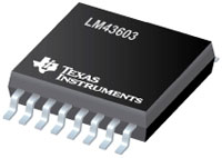 Imagen de los reguladores LM43603 SIMPLE SWITCHER® de Texas Instruments