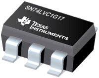 Image of Texas Instruments' SN74LVC1G17 Single Schmitt-Trigger Buffers