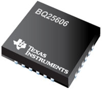 Imagen del cargador de batería de una celda bq25606 de Texas Instruments
