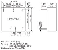 Image of TRACO Power's THL 30WI Series DC/DC Converter Diagram (click to enlarge)