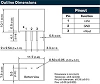 Image of TRACO Power's TSR 1 Series Diagram