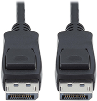 Imagen de los cables adaptadores DisplayPort activos y pasivos de Tripp Lite.