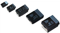 Image of Vishay's T55 Series Polymer Tantalum Chip Capacitors