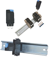 Image of Weidmuller's 1180 Plus Circuit Breakers and Bases