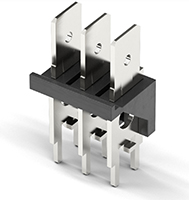 Imagen del cabezal vertical macho WR-FAST de Wurth Electronics