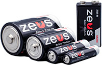 Image of Zeus Battery Products Alkaline Batteries