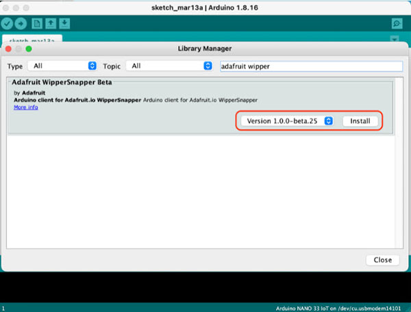 How to Install Adafruit IO WipperSnapper Firmware