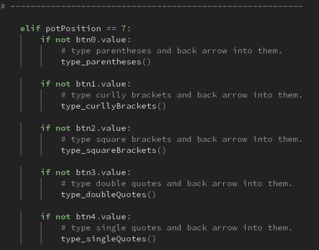 Button mapping code