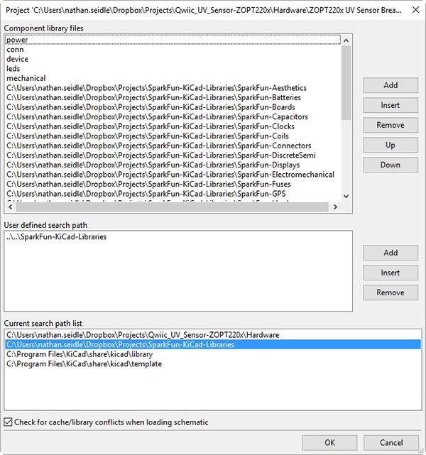 adding a &ldquo;User defined search path&rdquo; is helpful