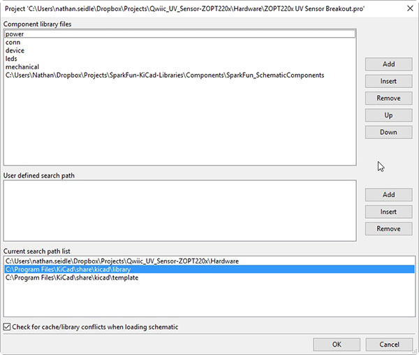 file contains info about &ldquo;Component library files&rdquo;