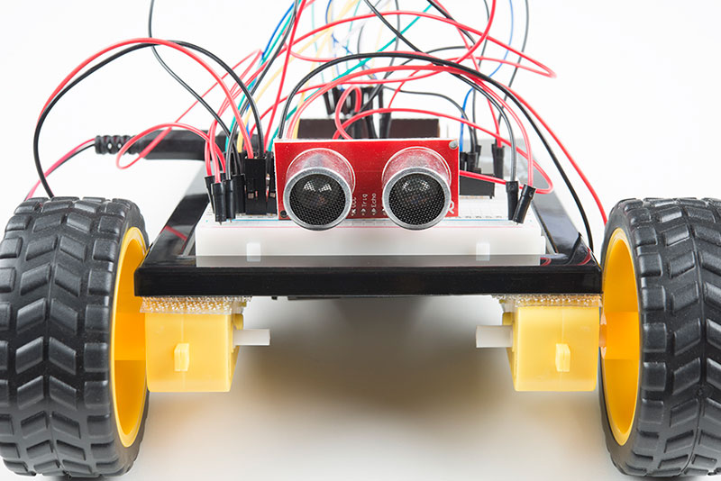 Distance sensor needs clear path to avoid interruption