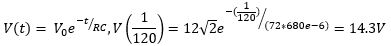 minimum output of the new capacitance