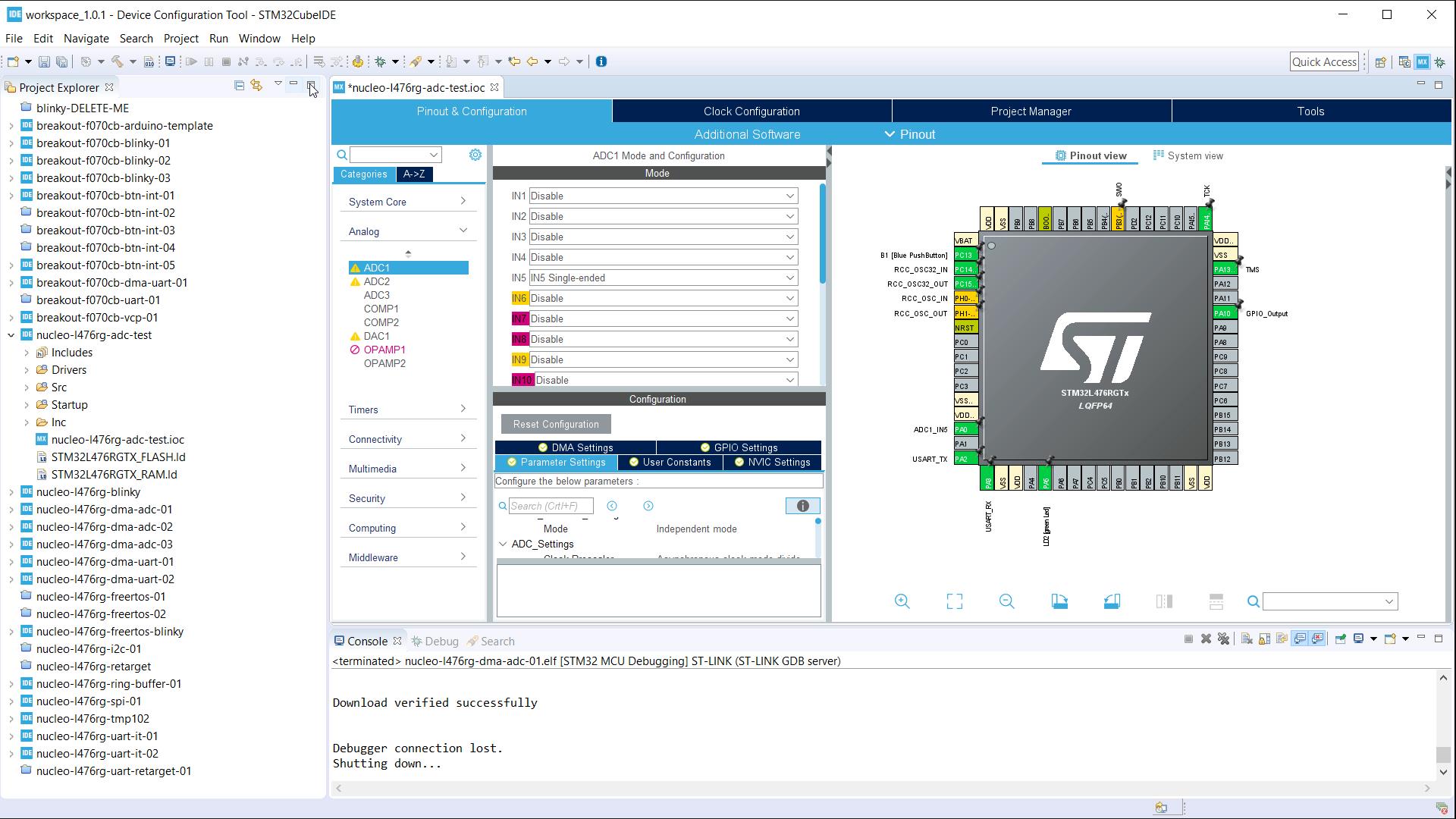 Configure Nucleo with STM32CubeIDE