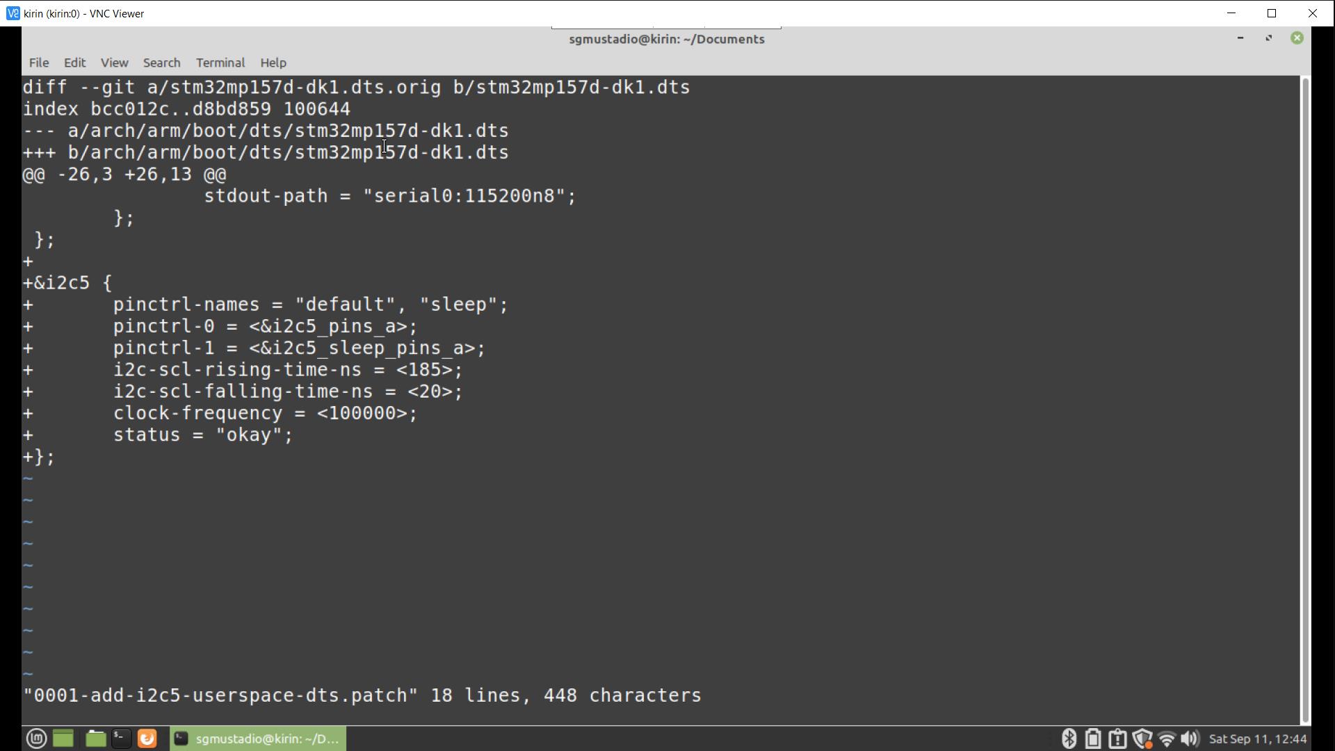 Diff file