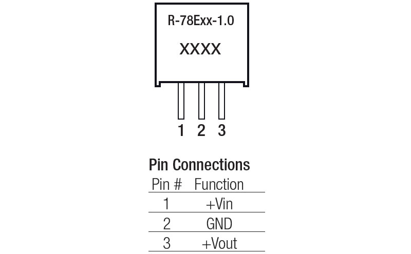 DC to DC Converter Pinout