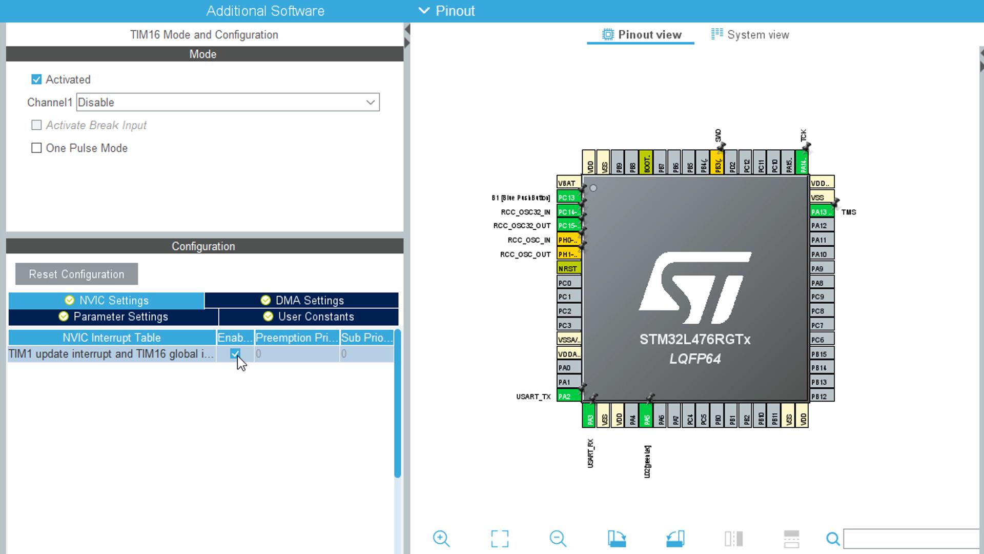 STM32 enable timer interrupts