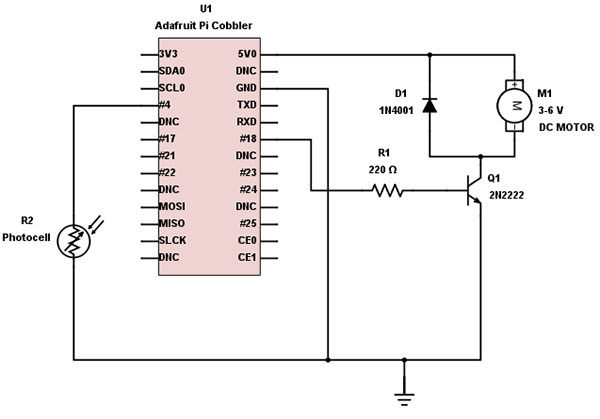 electronic circuit schematic diagram