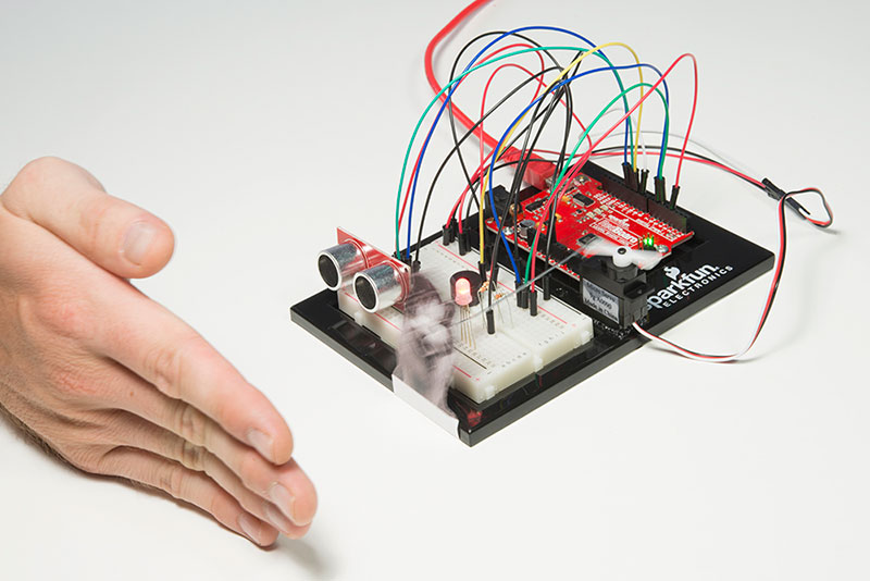 The RGB LED will behave as in your last circuit