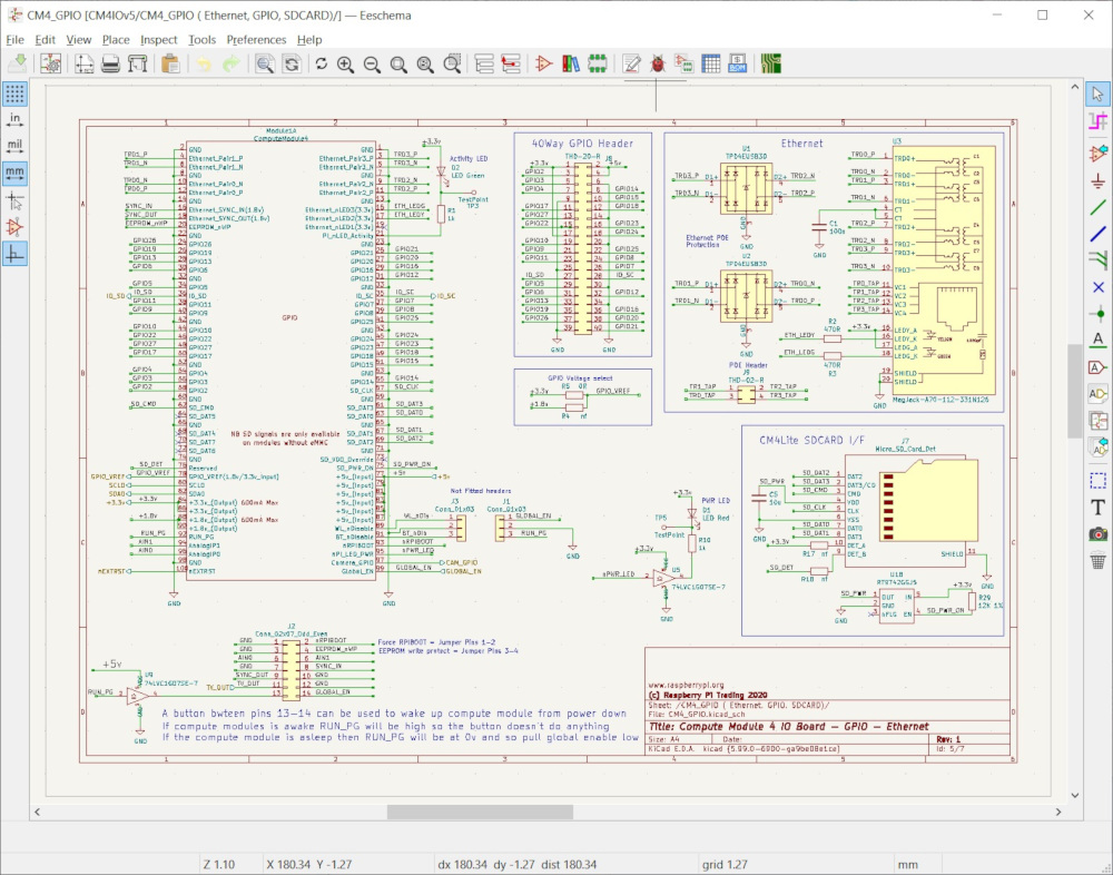 CM4IO GPIO section
