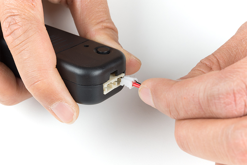 Plug in male connector into female connectors