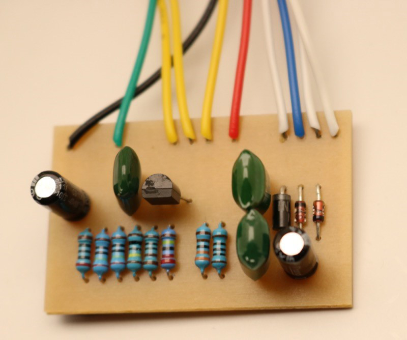 what the board looks like when we&rsquo;re done soldering