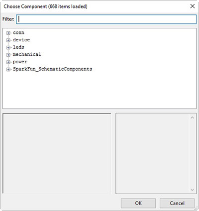 Press &lsquo;a&rsquo; to add a device to schematic