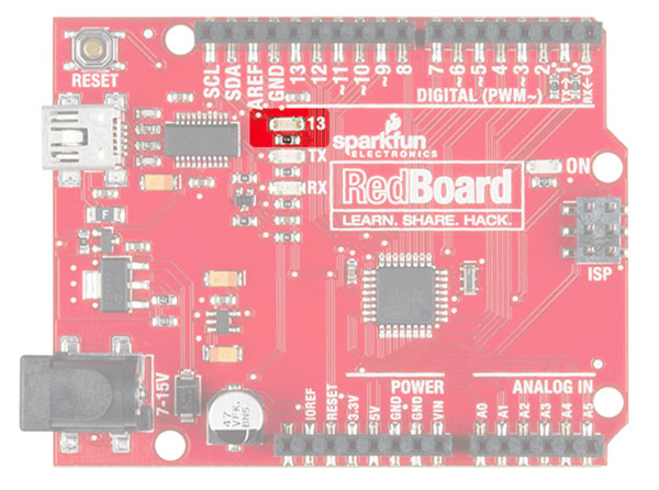 Onboard LED PIN 13