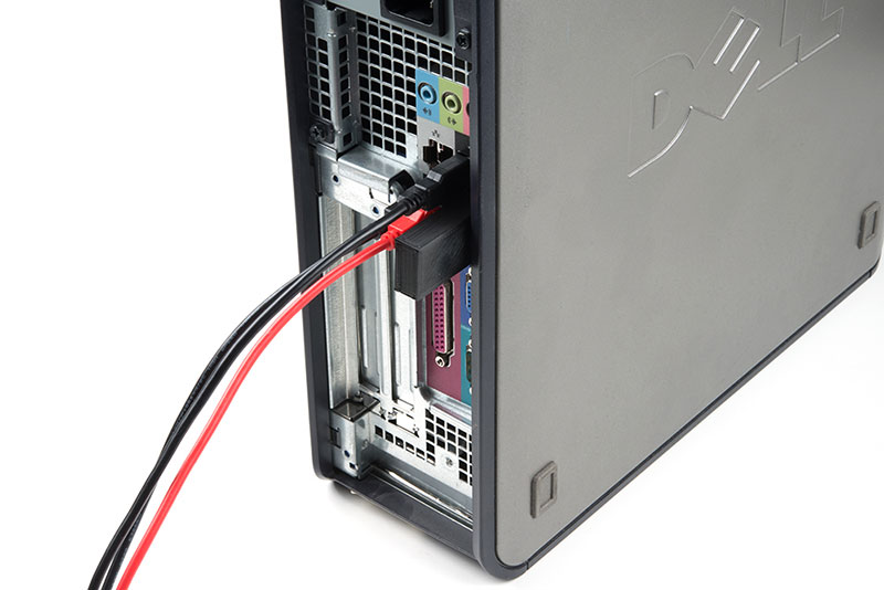 plug device into an open USB port