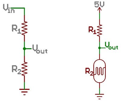 Regular voltage divider/variable voltage divider