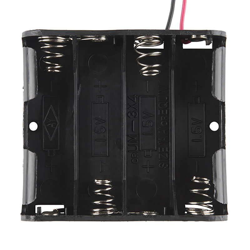 Batt. holders have images showing which way they face