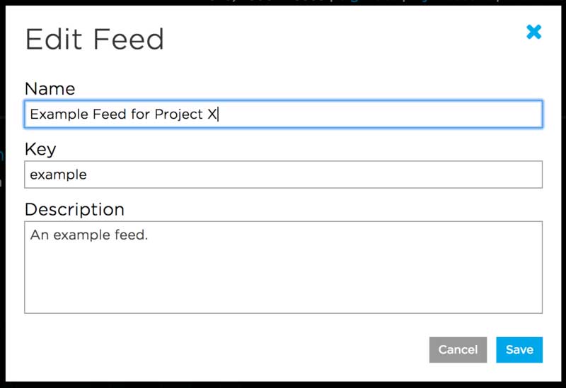 Edit Feed