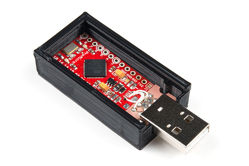 Place inside 3D printed case/press down to adhere