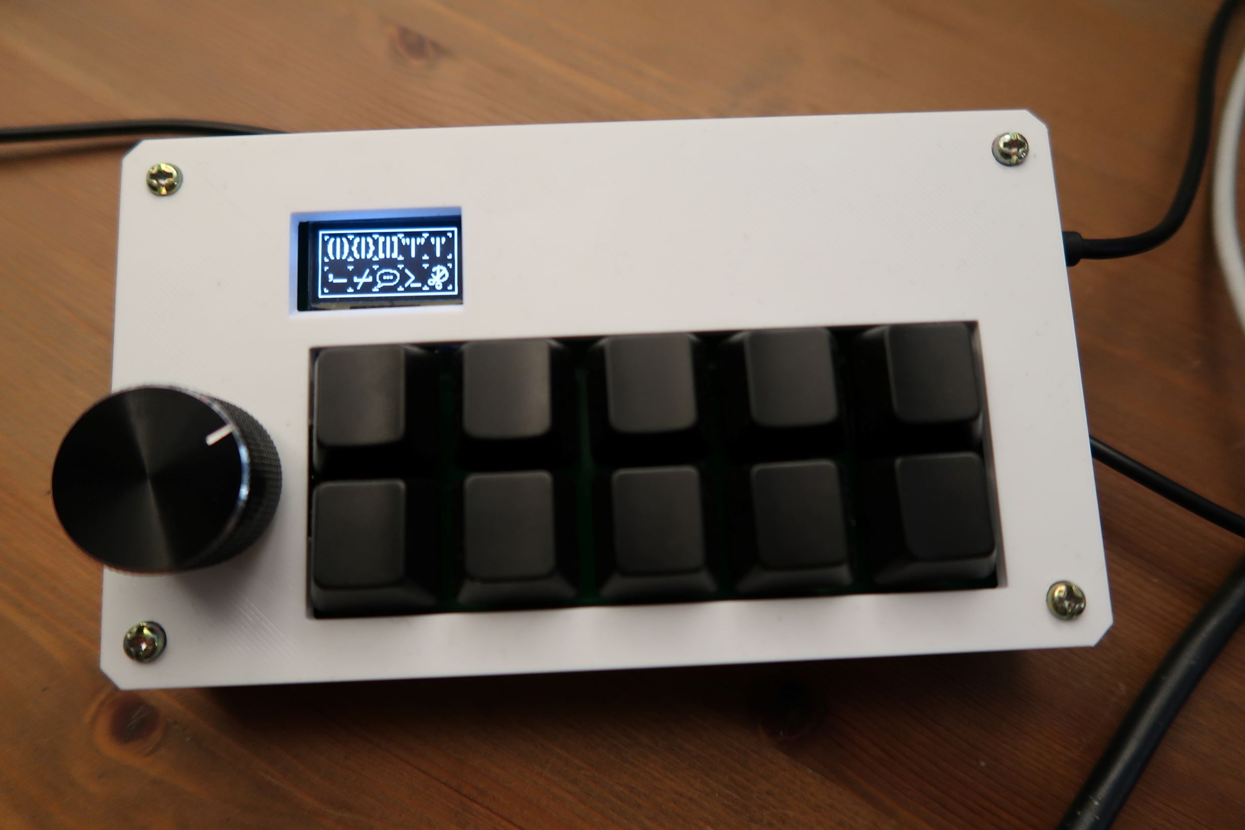The new keymapping running on the keypad