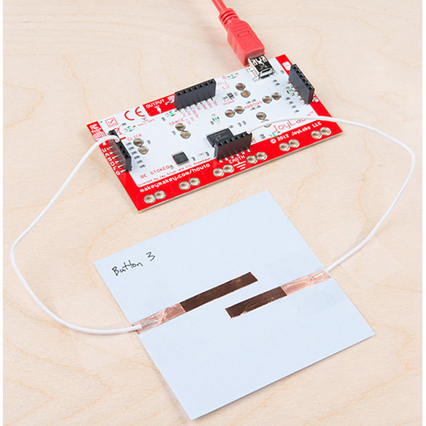 Copper Tape Button Pad with the Makey Makey