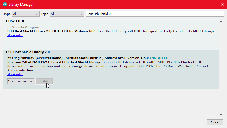 Arduino BLE example 