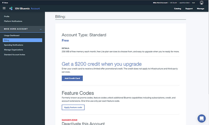 Click &ldquo;Add Credit Card&rdquo; button