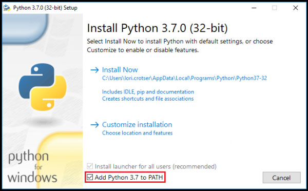 Install Python