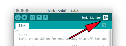 Serial Monitor, one of Arduino IDE