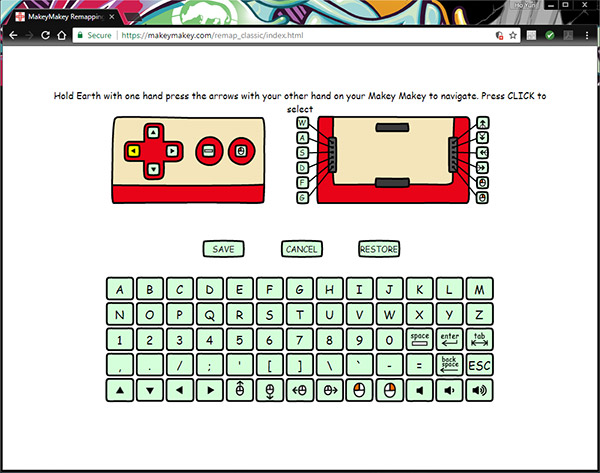 Makey Makey Remapping Keys: Remap Key