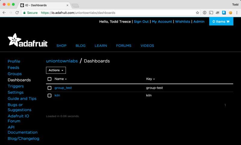 Current Dashboards