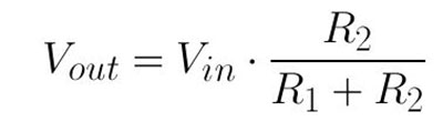 Equation to find the output voltage (Vout)